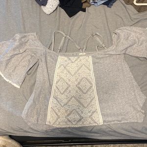 Grey mason & belle shirt size medium. Lightly worn
